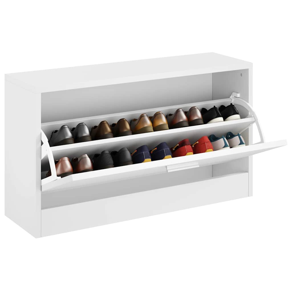 Schoenen opbergkast 80x24x45 cm wit is nu te koop bij PeponiXL, paradijselijk wonen!