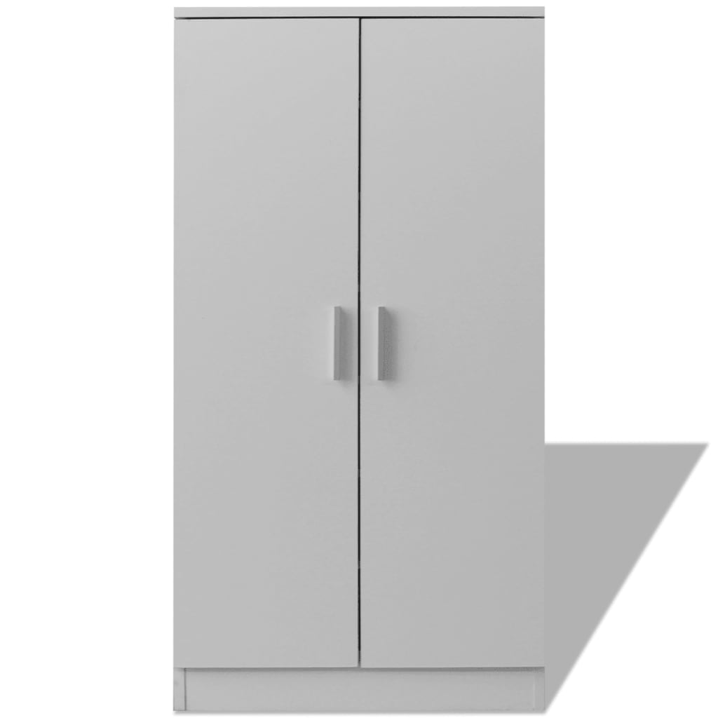 Schoenenkast met 7 schappen wit is nu te koop bij PeponiXL, paradijselijk wonen!