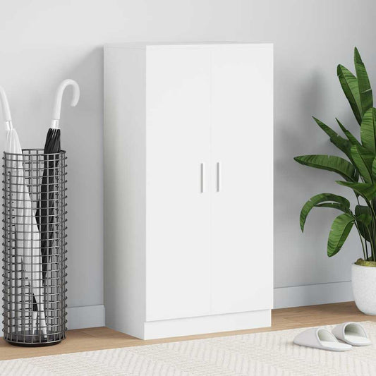 Schoenenkast met 7 schappen wit is nu te koop bij PeponiXL, paradijselijk wonen!