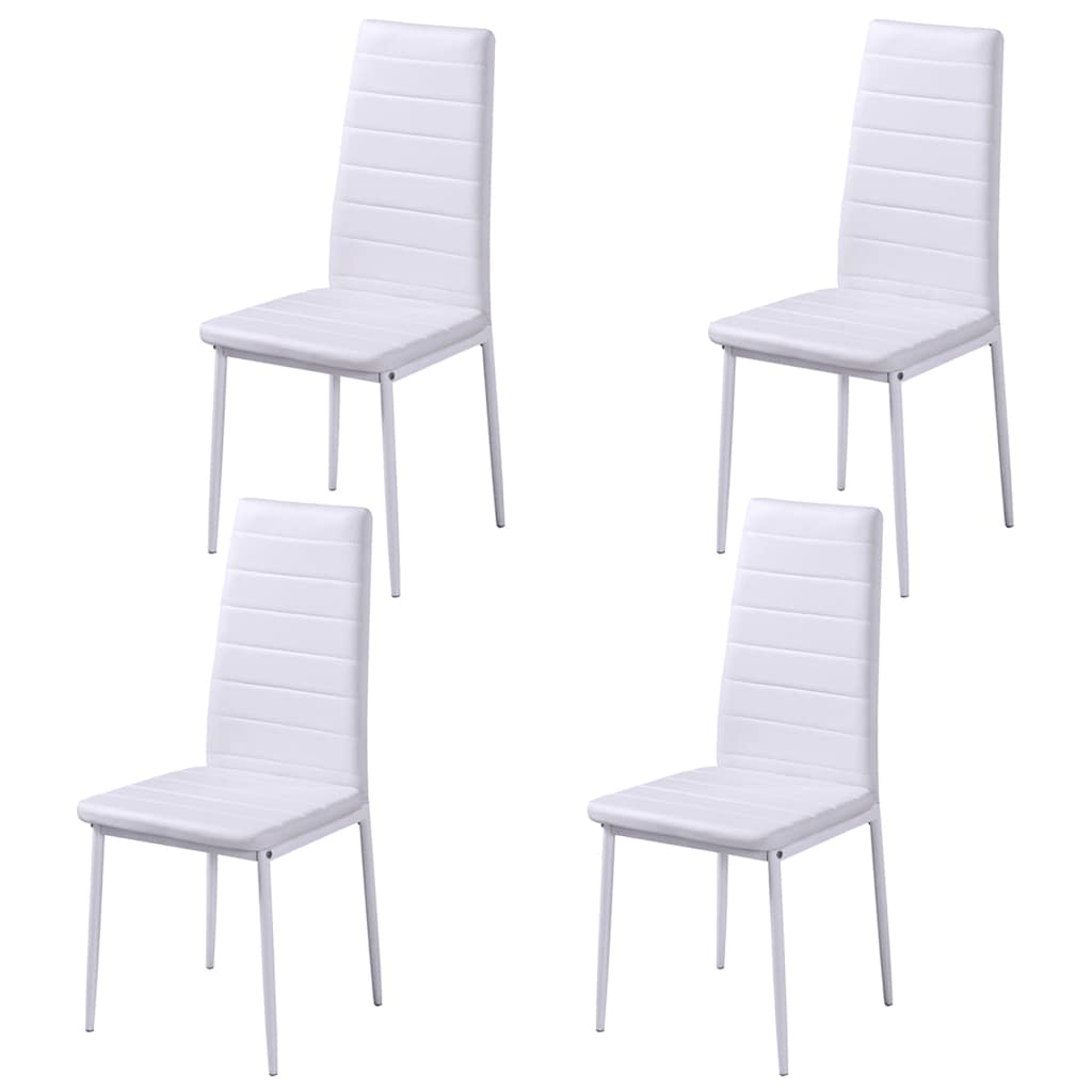 Eetkamerset 5-delig zwart en wit is nu te koop bij PeponiXL, paradijselijk wonen!