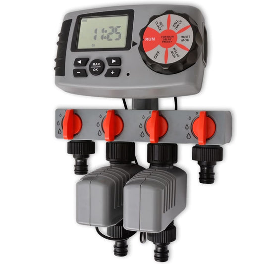 Besproeiingstimer automatisch met 4 Stations 3 V is nu te koop bij PeponiXL, paradijselijk wonen!