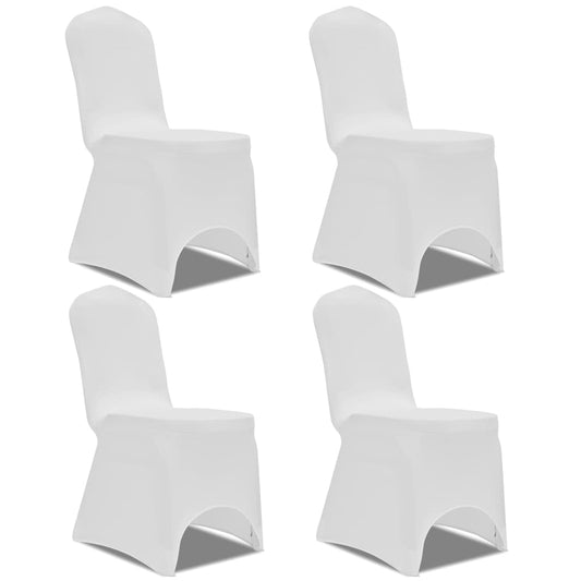 Stoelhoes stretch 4 stuks wit is nu te koop bij PeponiXL, paradijselijk wonen!