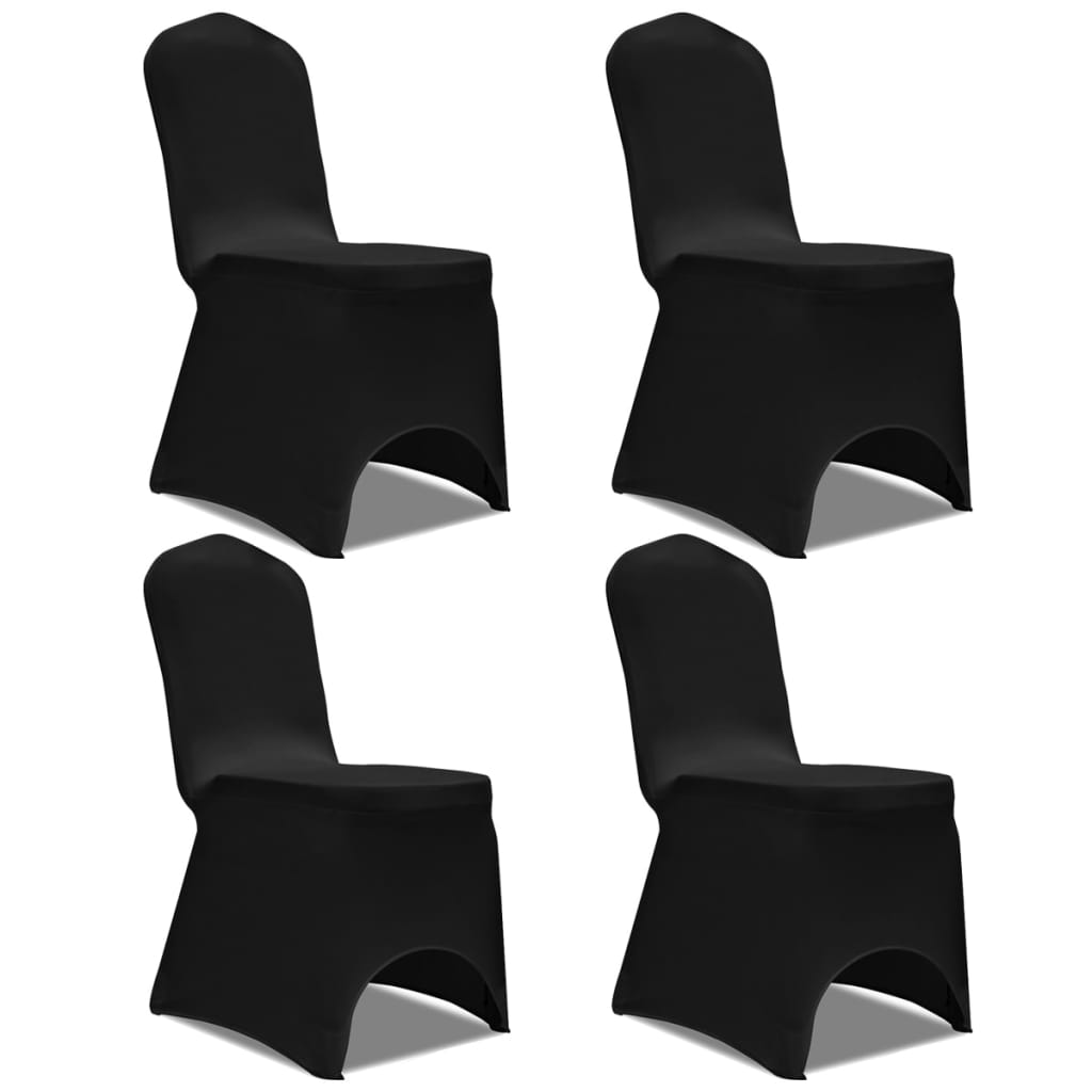 Stoelhoes stretch 4 stuks zwart is nu te koop bij PeponiXL, paradijselijk wonen!
