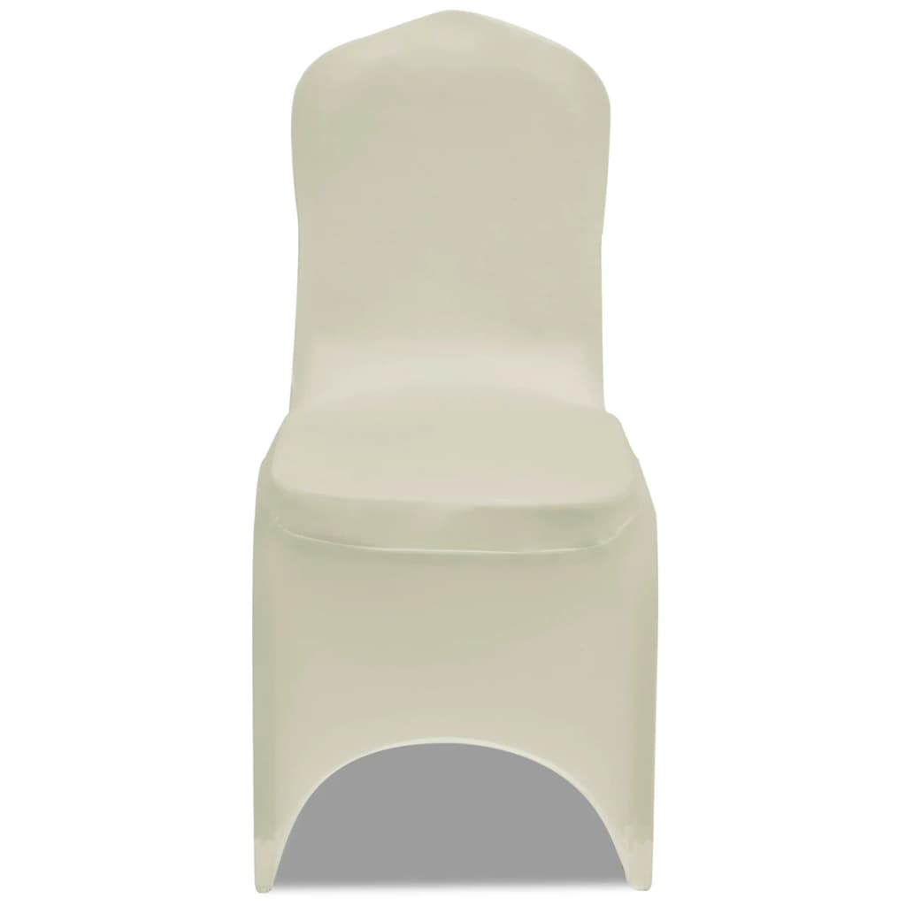 Stoelhoes stretch 4 stuks Crèmekleurig is nu te koop bij PeponiXL, paradijselijk wonen!