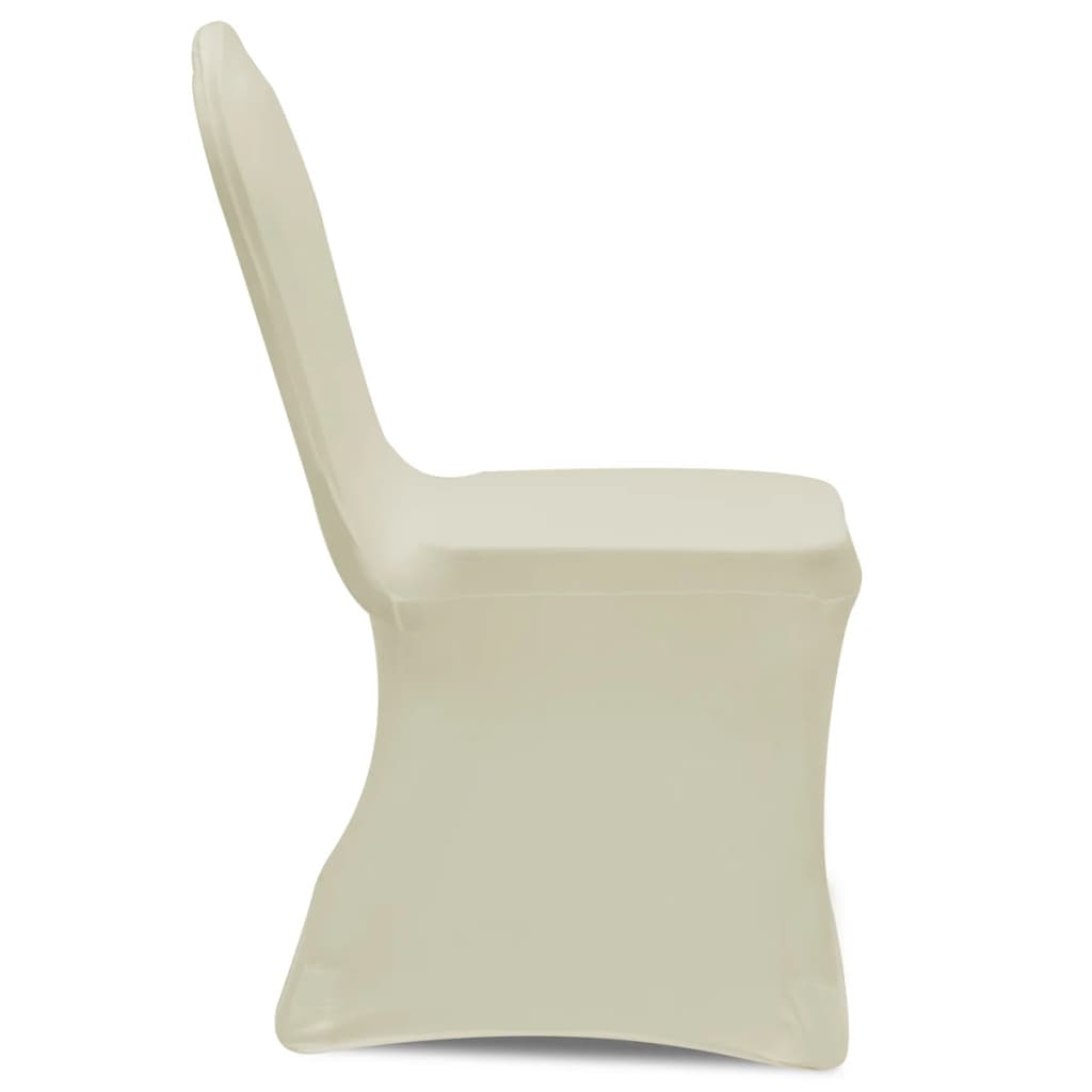 Stoelhoes stretch 4 stuks Crèmekleurig is nu te koop bij PeponiXL, paradijselijk wonen!