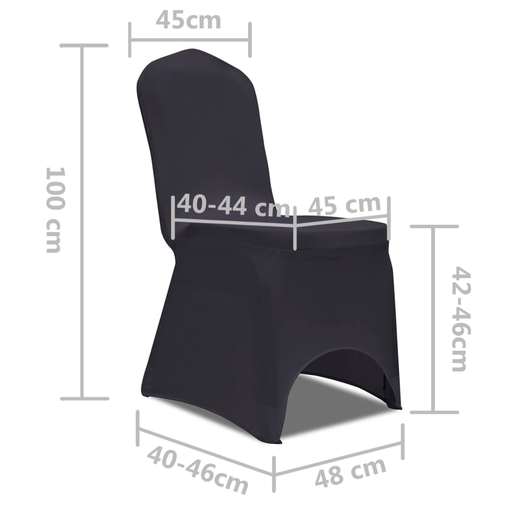 Stoelhoes stretch antraciet 4 stuks is nu te koop bij PeponiXL, paradijselijk wonen!