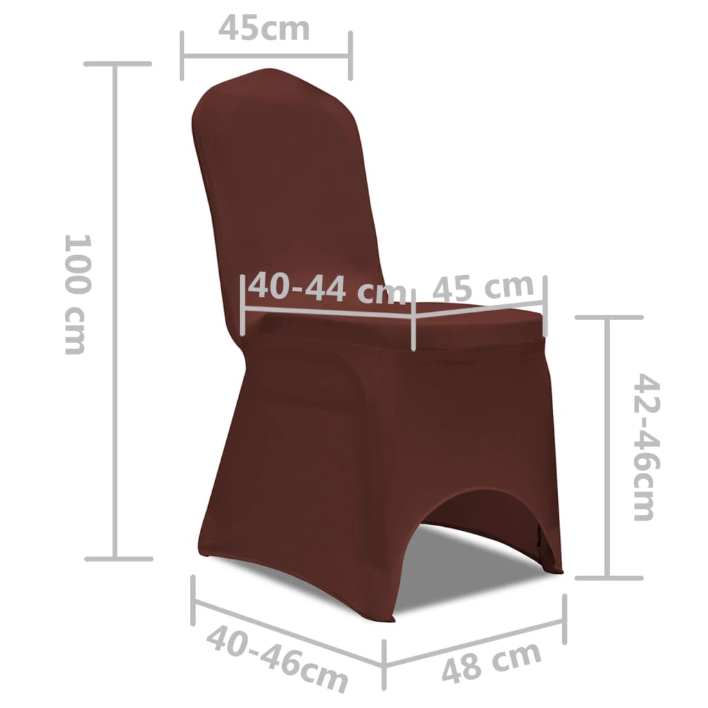Stoelhoes stretch 4 st bruin is nu te koop bij PeponiXL, paradijselijk wonen!