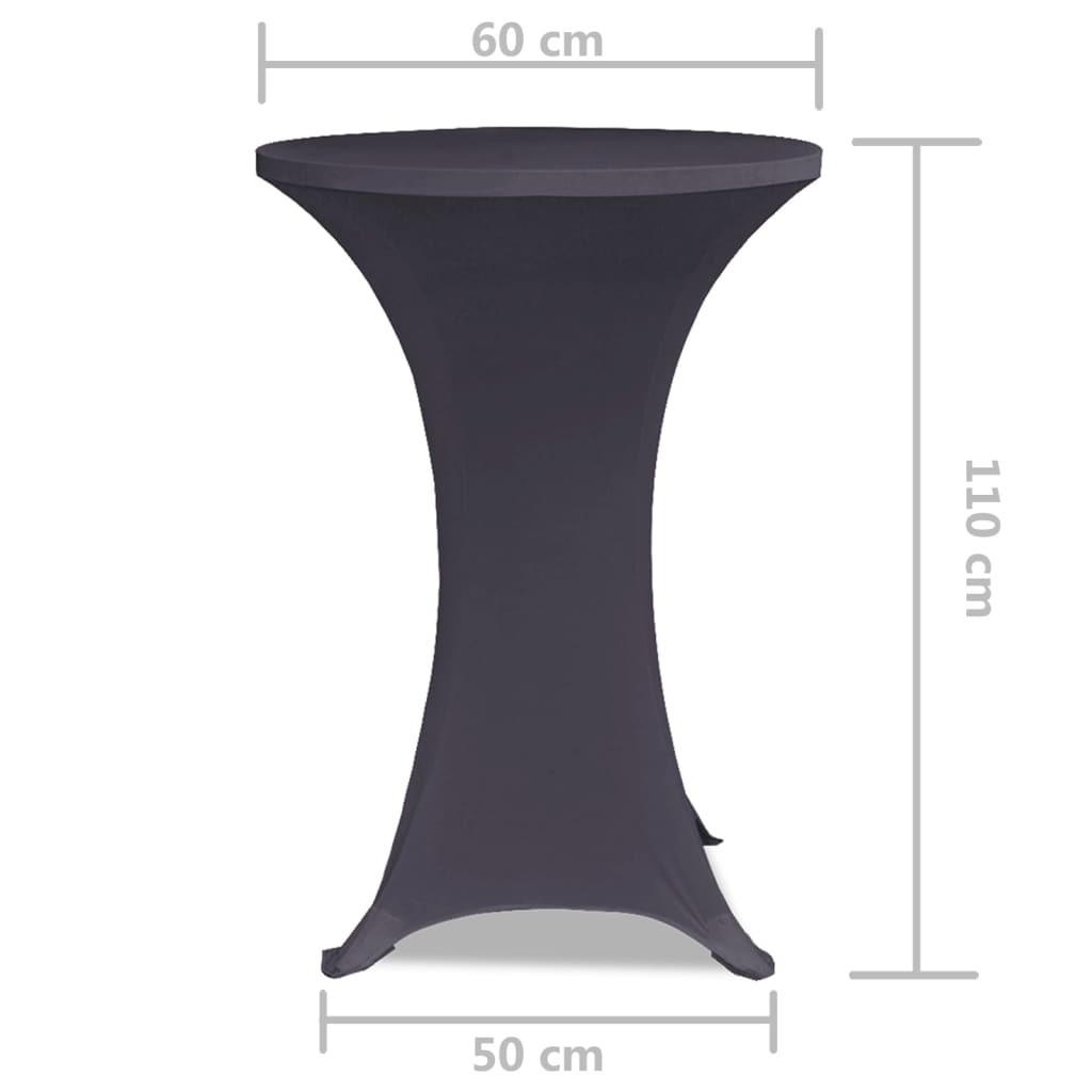 Stoelhoes stretch 2st 60 cm antraciet is nu te koop bij PeponiXL, paradijselijk wonen!