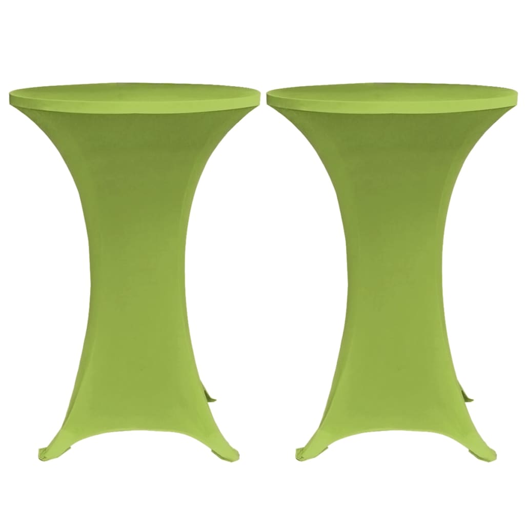 Tafelhoes stretch 2 stuks 60 cm groen is nu te koop bij PeponiXL, paradijselijk wonen!