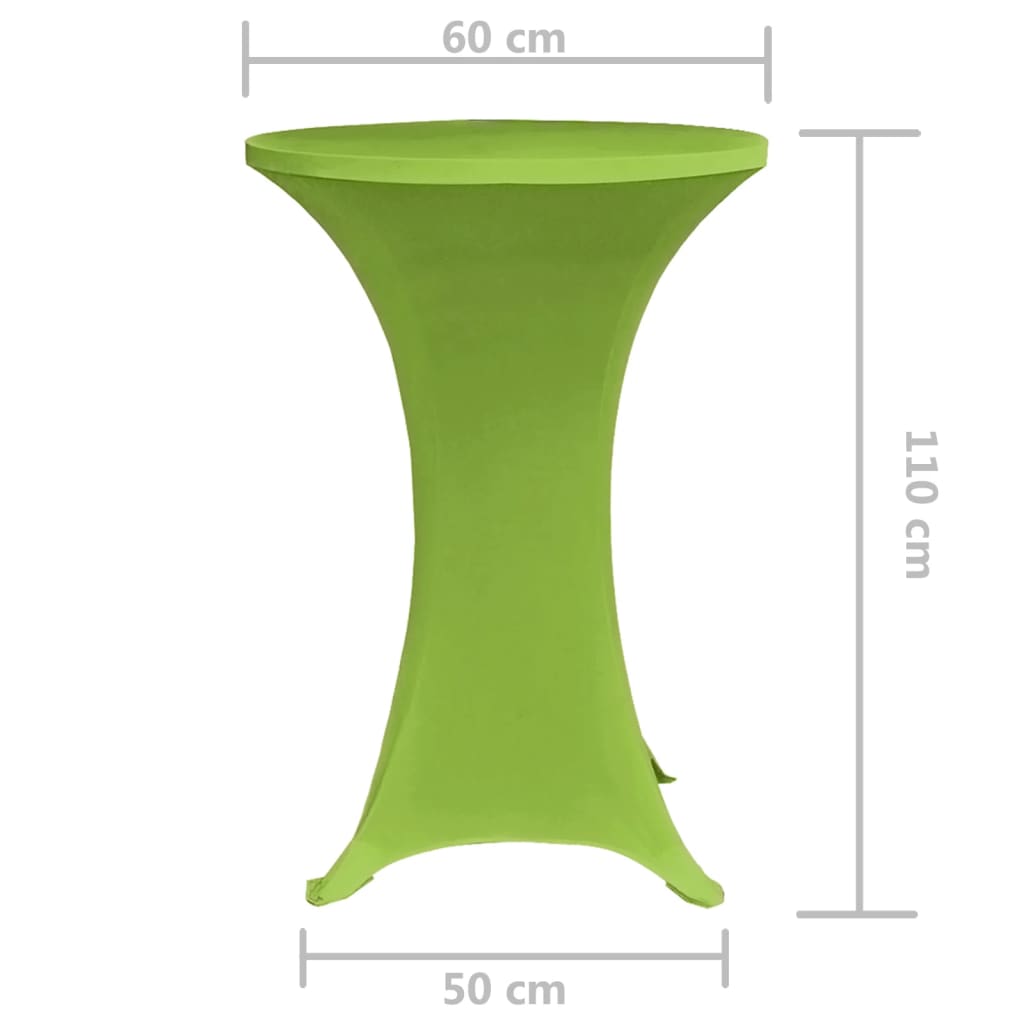 Tafelhoes stretch 2 stuks 60 cm groen is nu te koop bij PeponiXL, paradijselijk wonen!