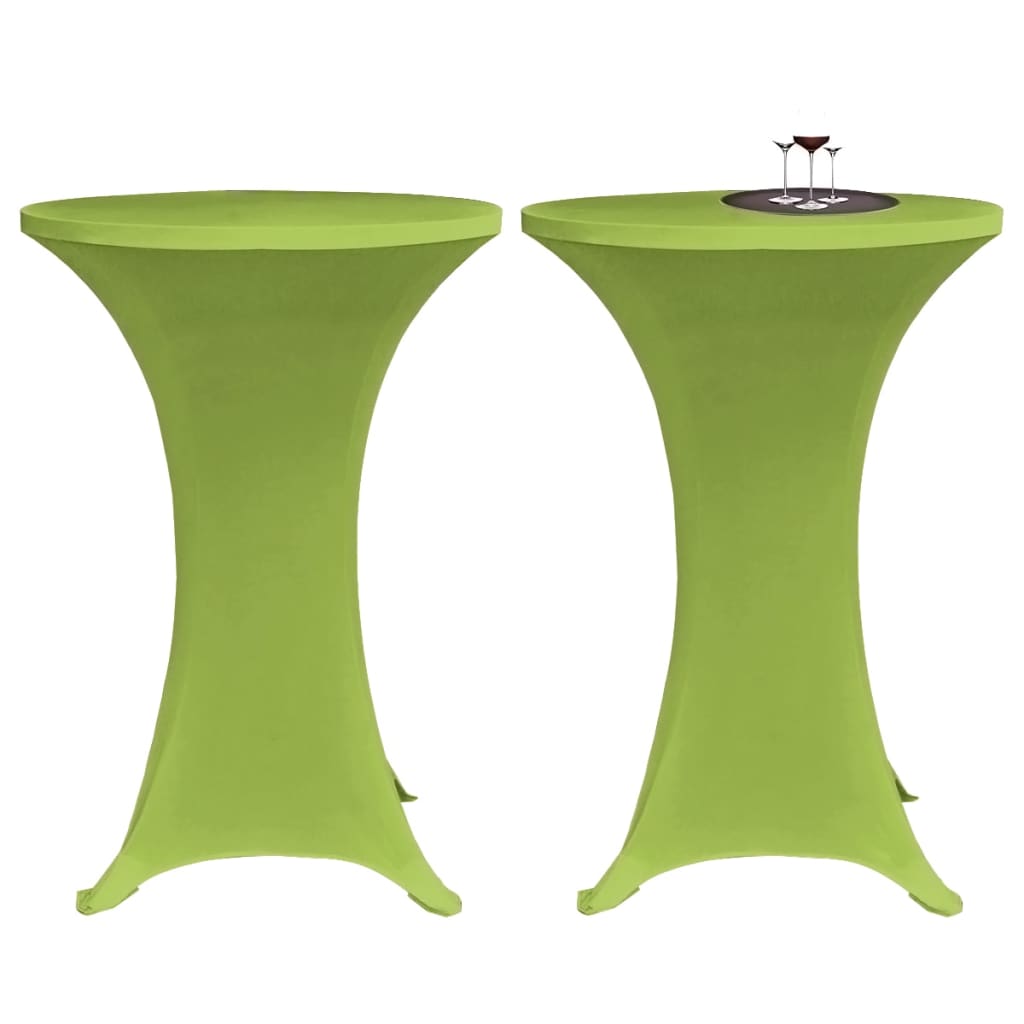 Tafelhoes stretch 2 stuks 60 cm groen is nu te koop bij PeponiXL, paradijselijk wonen!