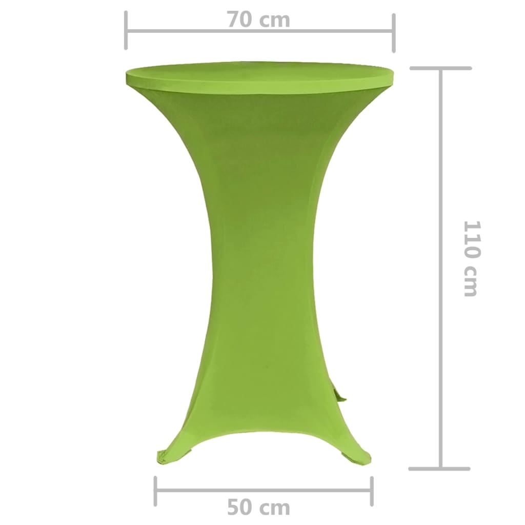 Tafelhoes stretch 2 stuks 70 cm groen is nu te koop bij PeponiXL, paradijselijk wonen!