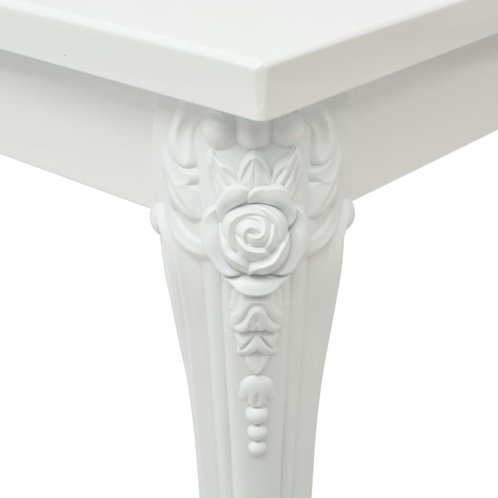 Salontafel 100 x 60 x 42 cm hoogglans wit is nu te koop bij PeponiXL, paradijselijk wonen!