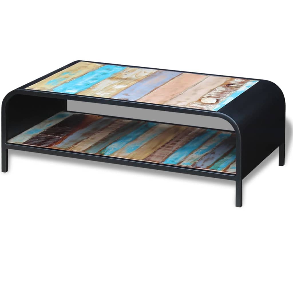 Salontafel massief gerecycled hout is nu te koop bij PeponiXL, paradijselijk wonen!