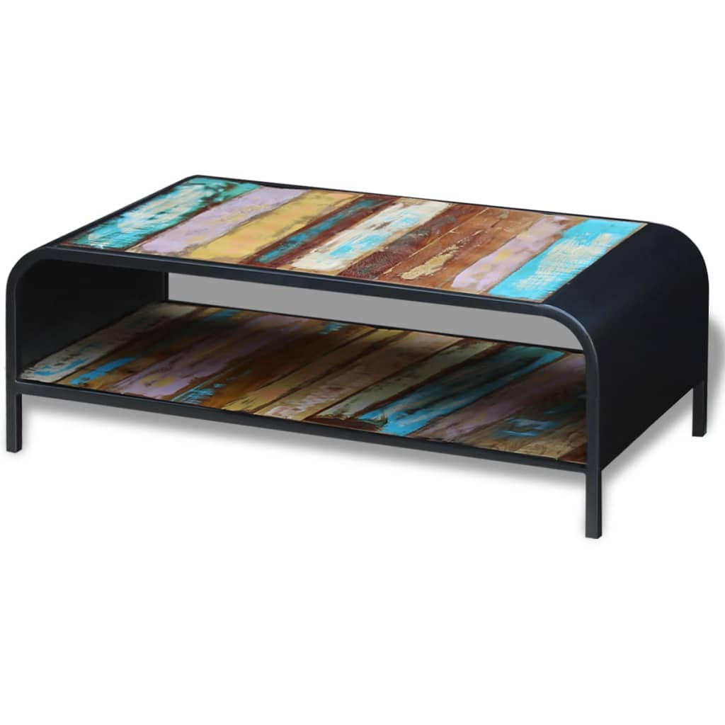 Salontafel massief gerecycled hout is nu te koop bij PeponiXL, paradijselijk wonen!
