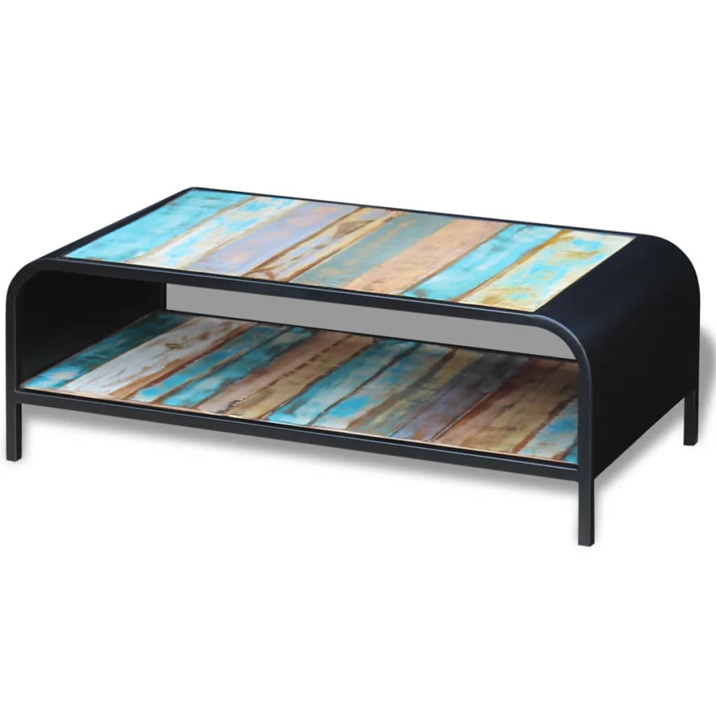 Salontafel massief gerecycled hout is nu te koop bij PeponiXL, paradijselijk wonen!
