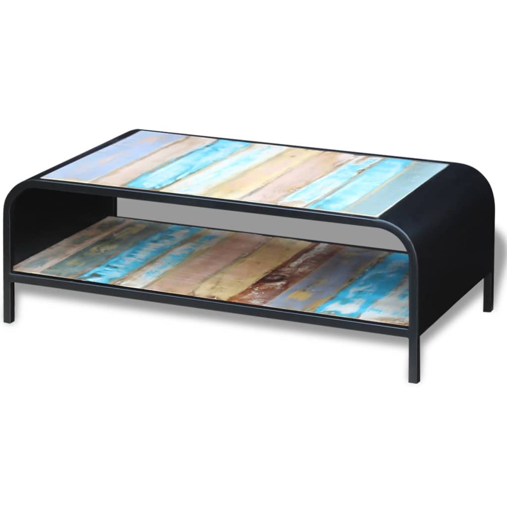 Salontafel massief gerecycled hout is nu te koop bij PeponiXL, paradijselijk wonen!