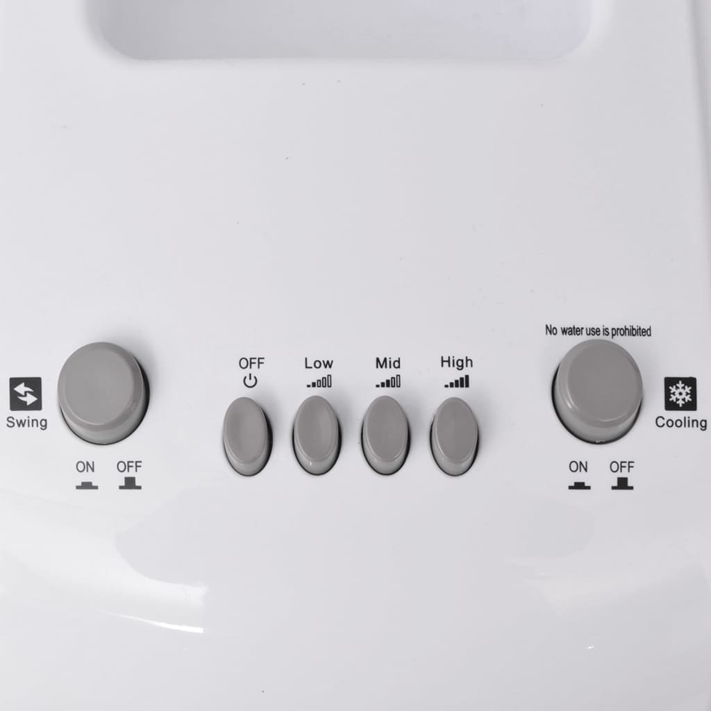 Luchtkoeler draagbaar 80 W 4 L 25x26x56 cm is nu te koop bij PeponiXL, paradijselijk wonen!