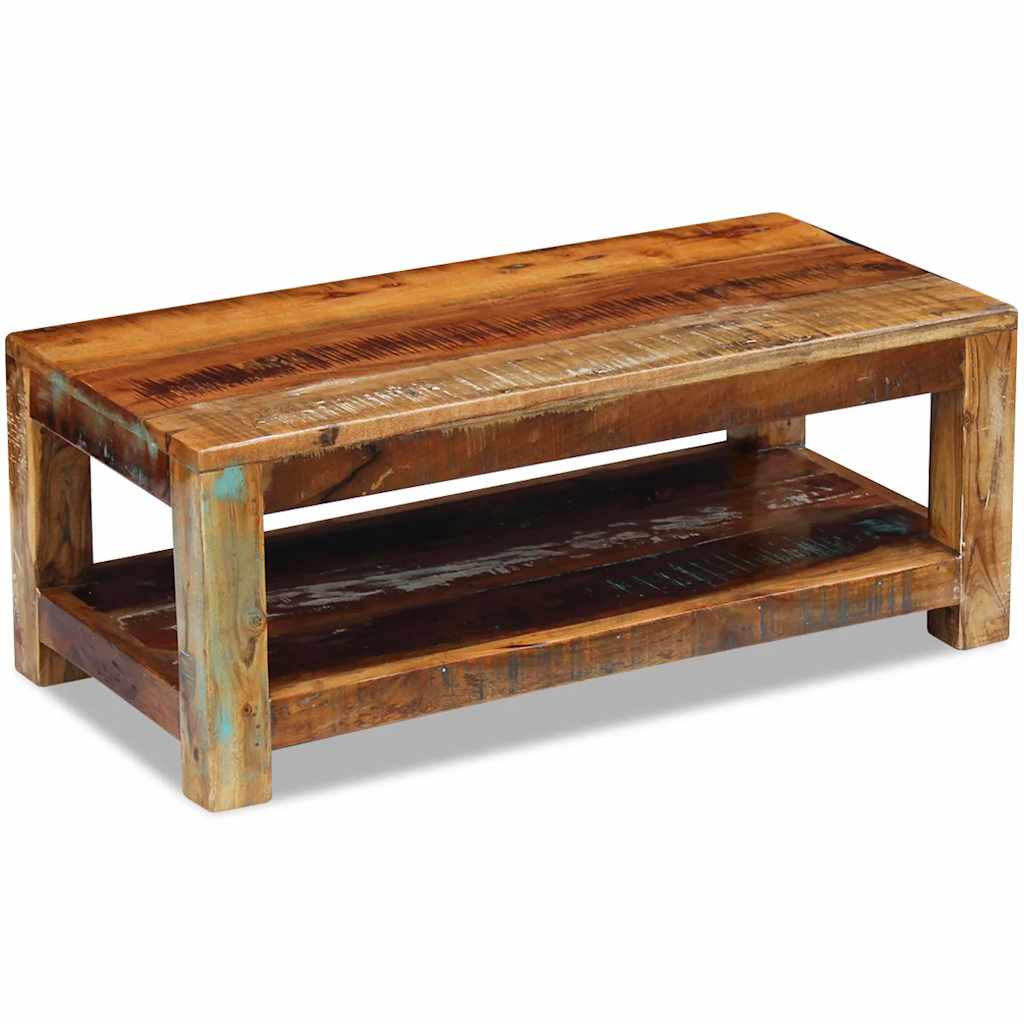 Salontafel 90x45x35 cm massief gerecycled hout is nu te koop bij PeponiXL, paradijselijk wonen!