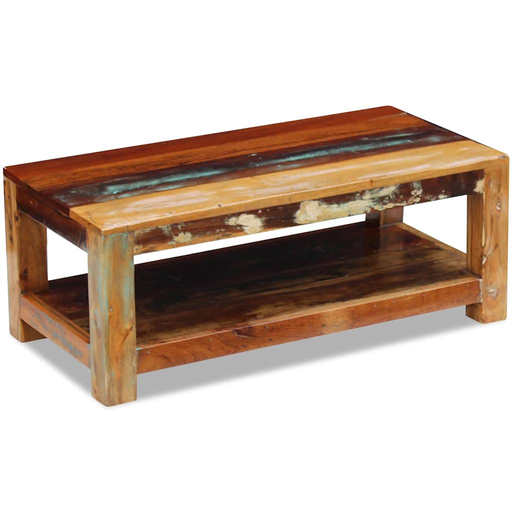 Salontafel 90x45x35 cm massief gerecycled hout is nu te koop bij PeponiXL, paradijselijk wonen!