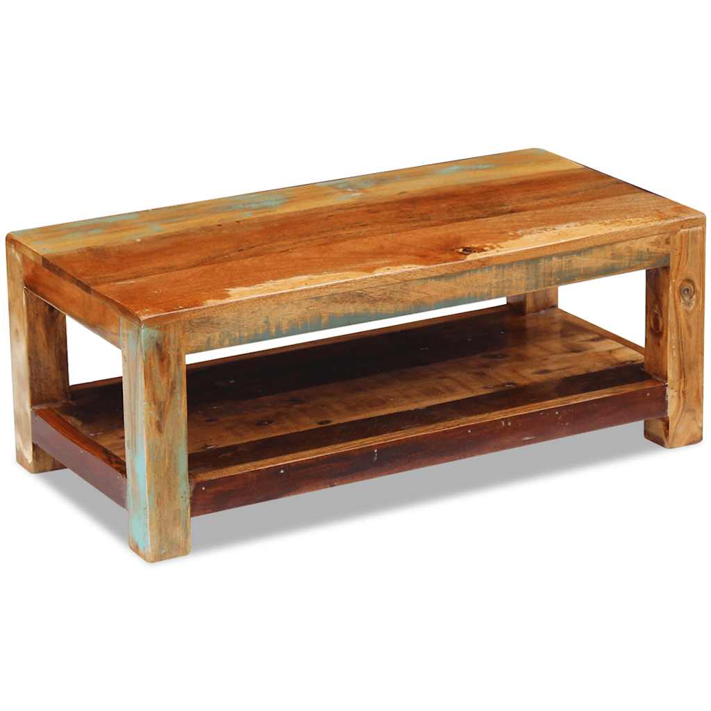 Salontafel 90x45x35 cm massief gerecycled hout is nu te koop bij PeponiXL, paradijselijk wonen!