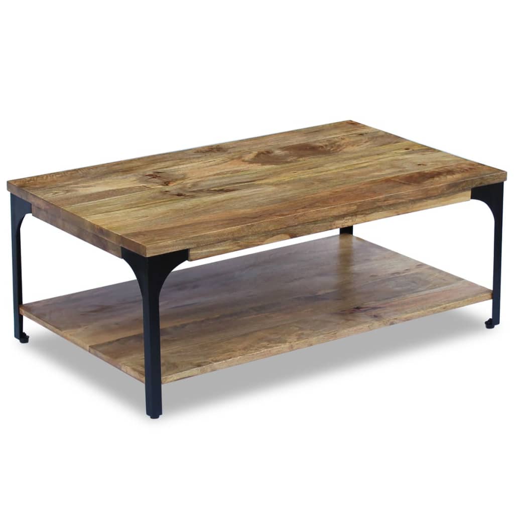 Salontafel 100x60x38 cm mangohout is nu te koop bij PeponiXL, paradijselijk wonen!