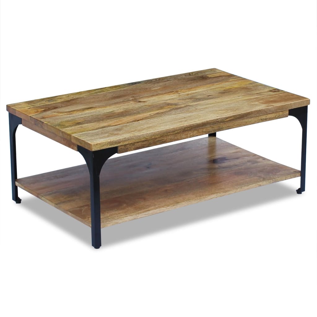 Salontafel 100x60x38 cm mangohout is nu te koop bij PeponiXL, paradijselijk wonen!