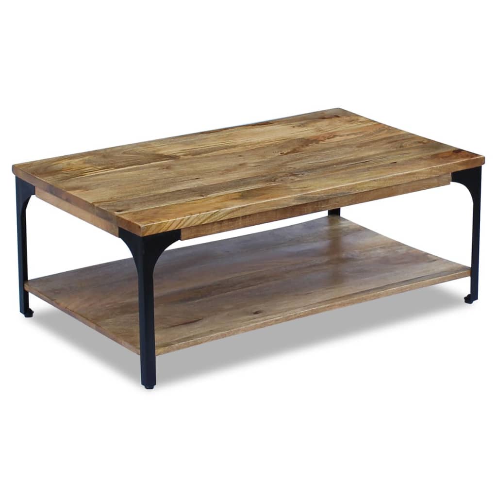 Salontafel 100x60x38 cm mangohout is nu te koop bij PeponiXL, paradijselijk wonen!