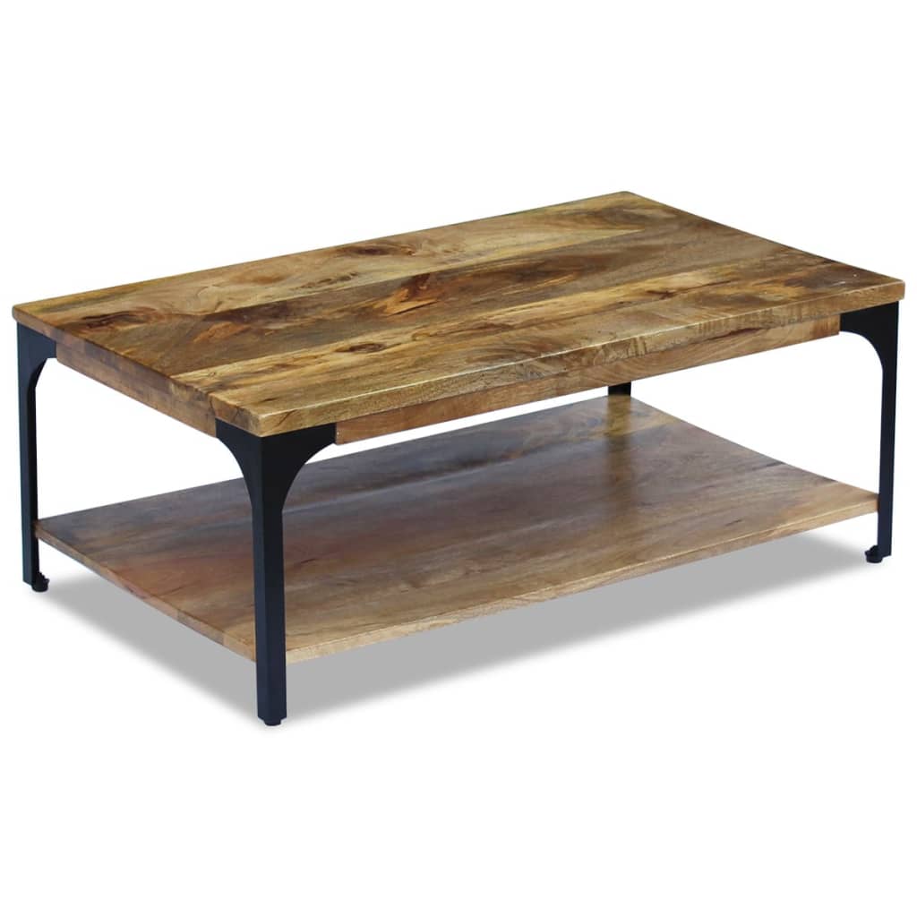 Salontafel 100x60x38 cm mangohout is nu te koop bij PeponiXL, paradijselijk wonen!