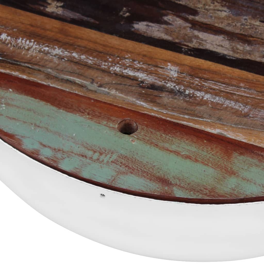 2-delige Salontafelset komvormig massief gerecycled hout is nu te koop bij PeponiXL, paradijselijk wonen!