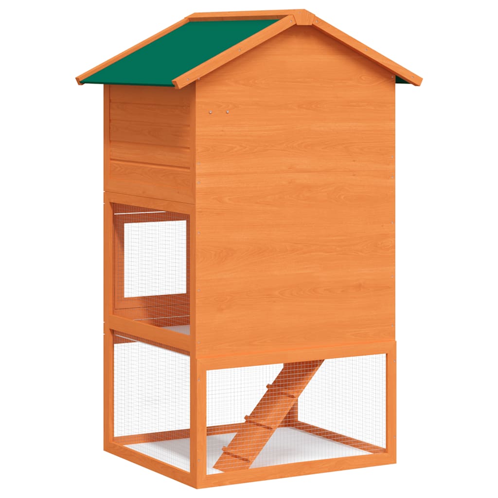 Buitenkonijnenhok Houten Kooi 3 Lagen is nu te koop bij PeponiXL, paradijselijk wonen!