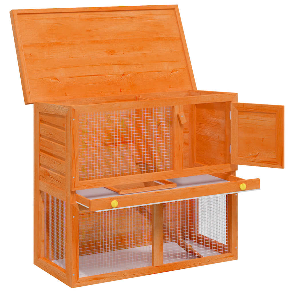 Buitenkonijnenhok voor kleine huisdieren, 1 deur, hout is nu te koop bij PeponiXL, paradijselijk wonen!