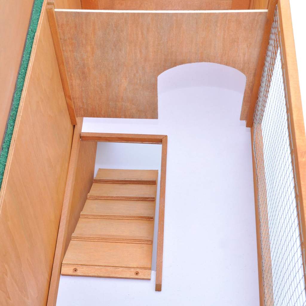 Buitenkonijnenhok voor kleine huisdieren, 1 deur, hout is nu te koop bij PeponiXL, paradijselijk wonen!