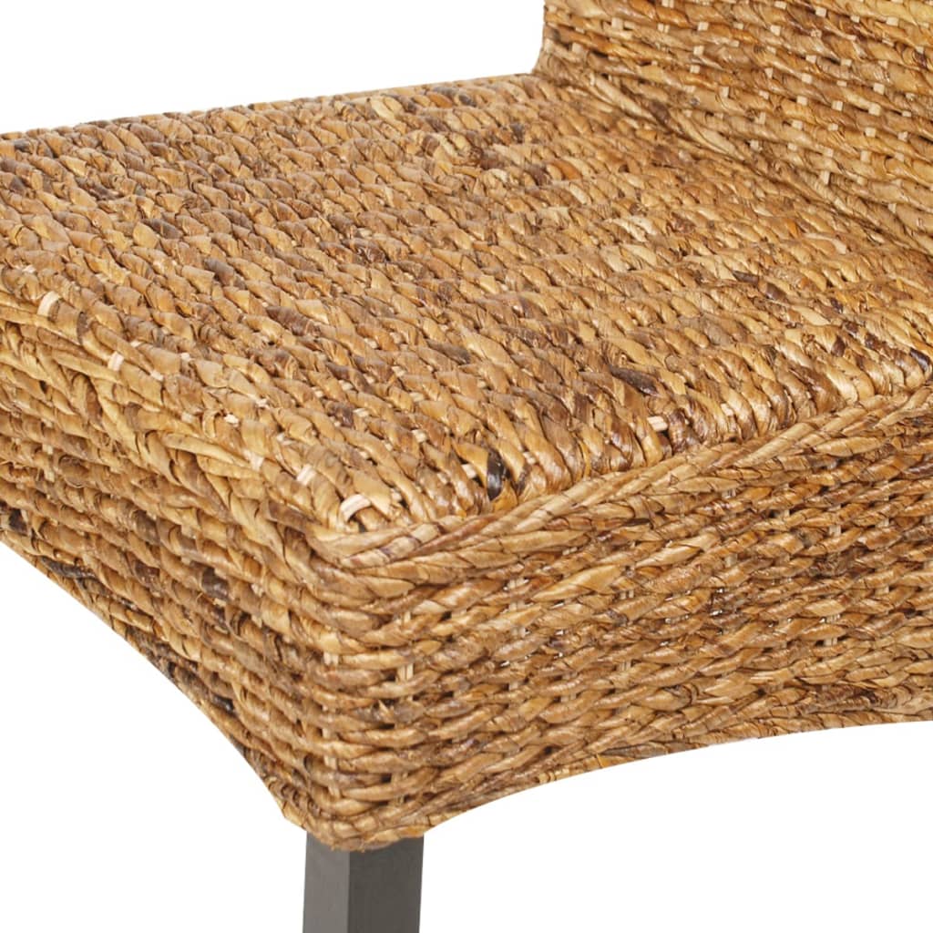 Eetkamerstoelen 2 st abaca en massief mangohout is nu te koop bij PeponiXL, paradijselijk wonen!
