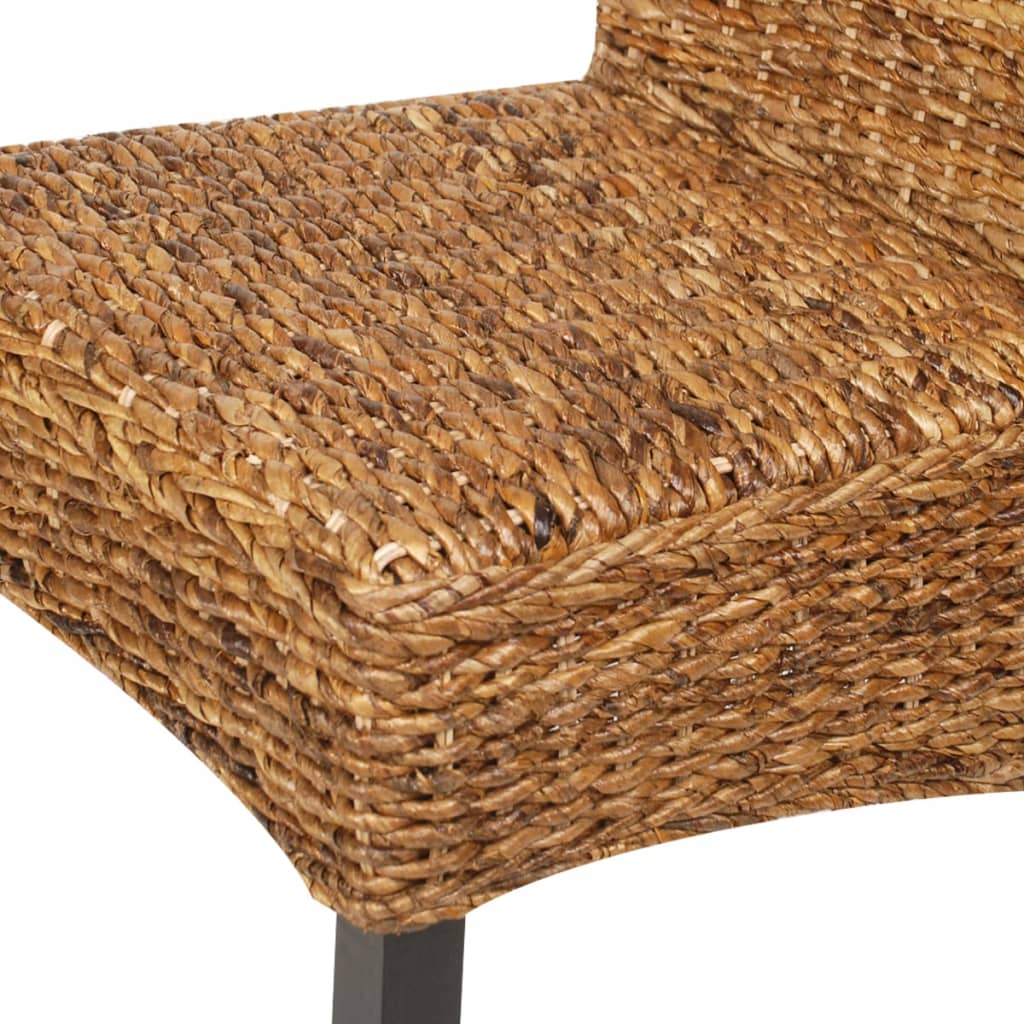 Eetkamerstoelen 2 st abaca en massief mangohout is nu te koop bij PeponiXL, paradijselijk wonen!