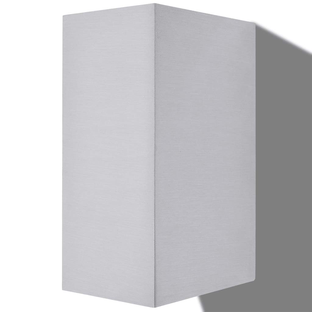 LED-buitenwandlampen 2 st vierkant op-/neerwaarts is nu te koop bij PeponiXL, paradijselijk wonen!