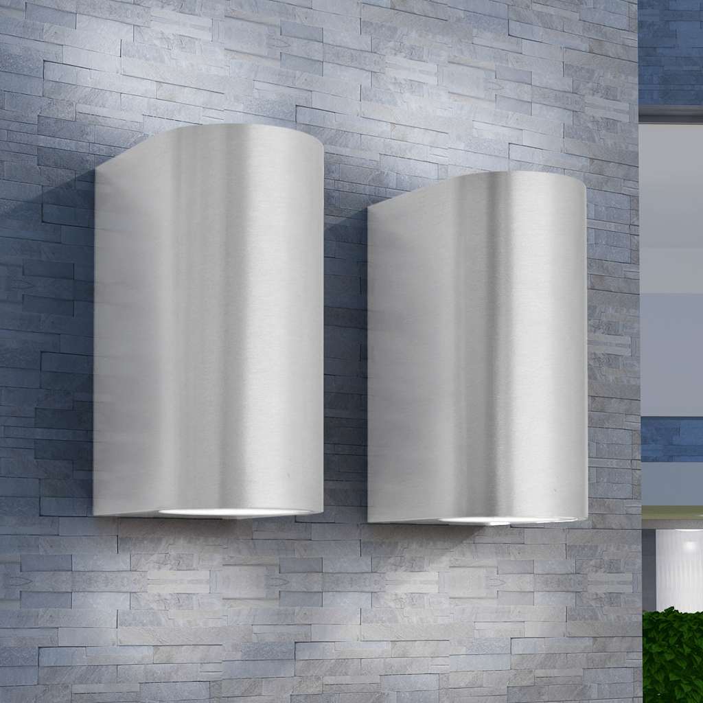 LED-wandlamp tuin op-/neerwaarts rond 2 st is nu te koop bij PeponiXL, paradijselijk wonen!
