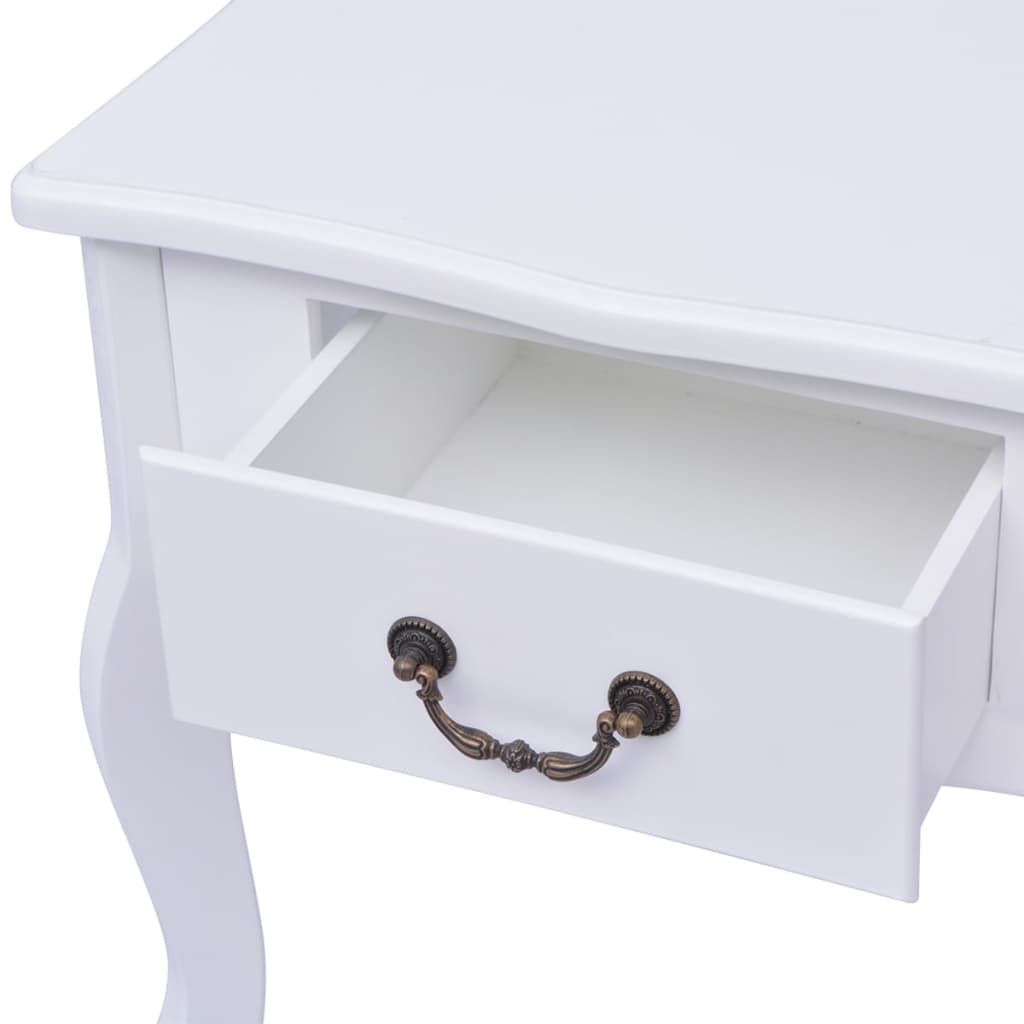 Nachtkastje MDF wit is nu te koop bij PeponiXL, paradijselijk wonen!
