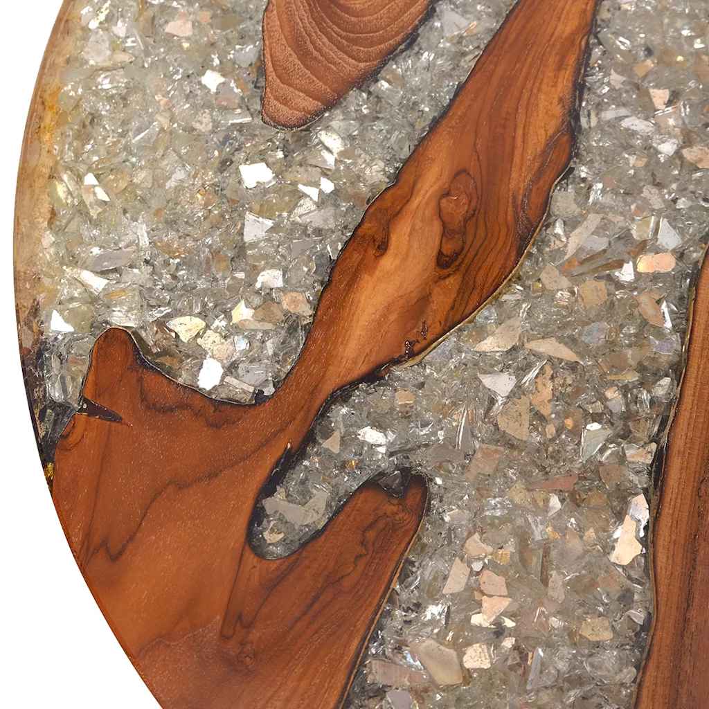 Salontafel massief teakhout hars 60 cm is nu te koop bij PeponiXL, paradijselijk wonen!