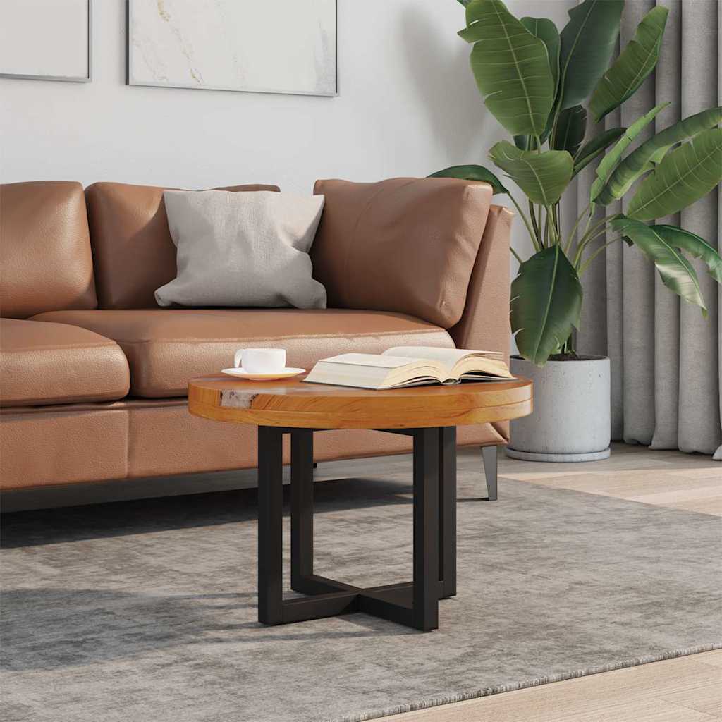 Salontafel massief teakhout hars 60 cm is nu te koop bij PeponiXL, paradijselijk wonen!