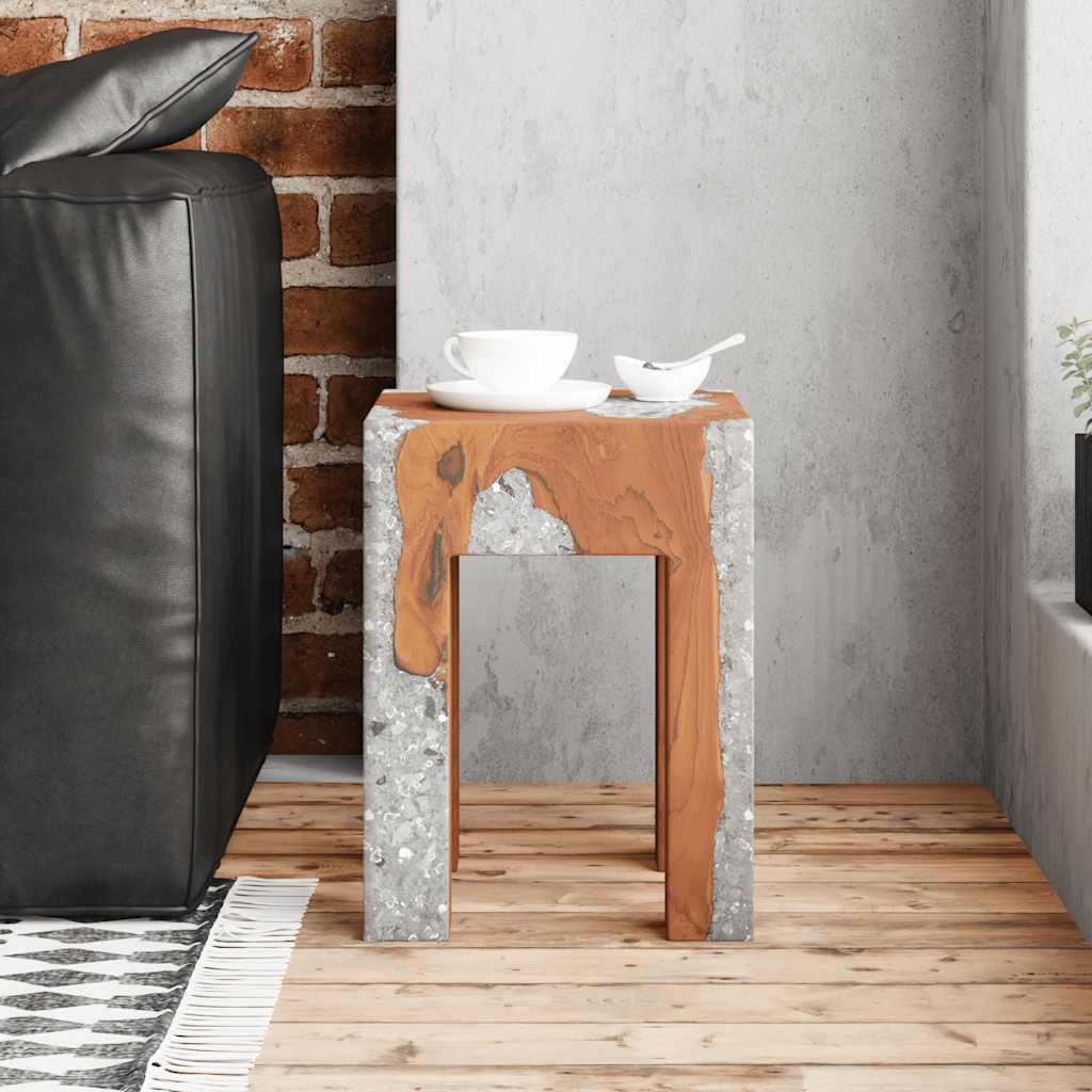 Kruk massief teakhout en hars is nu te koop bij PeponiXL, paradijselijk wonen!