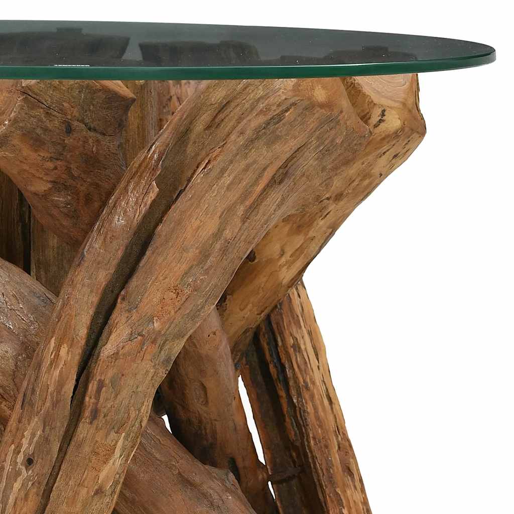 Salontafel 60 cm massief teak drijfhout is nu te koop bij PeponiXL, paradijselijk wonen!