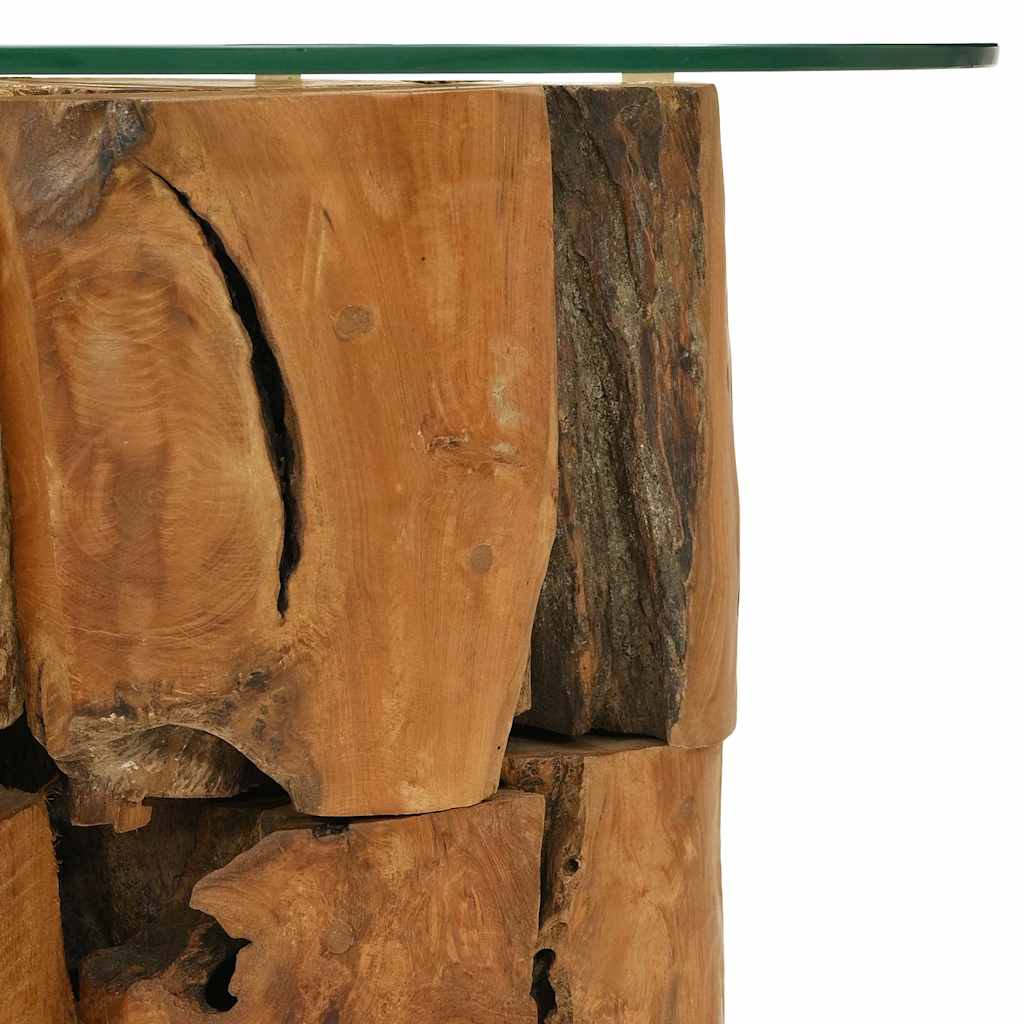 Salontafel 60 cm massief teak drijfhout is nu te koop bij PeponiXL, paradijselijk wonen!