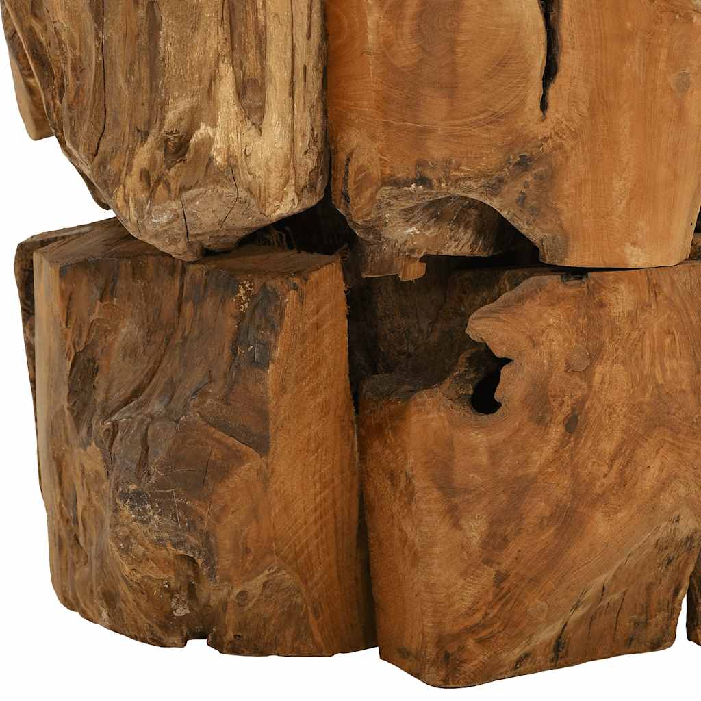 Salontafel 60 cm massief teak drijfhout is nu te koop bij PeponiXL, paradijselijk wonen!