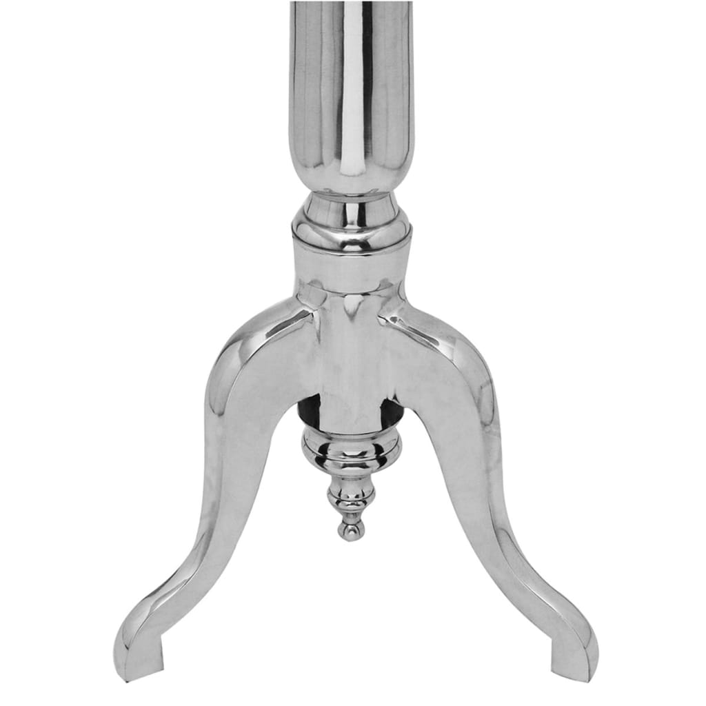 Bijzettafel rond aluminium zilver is nu te koop bij PeponiXL, paradijselijk wonen!