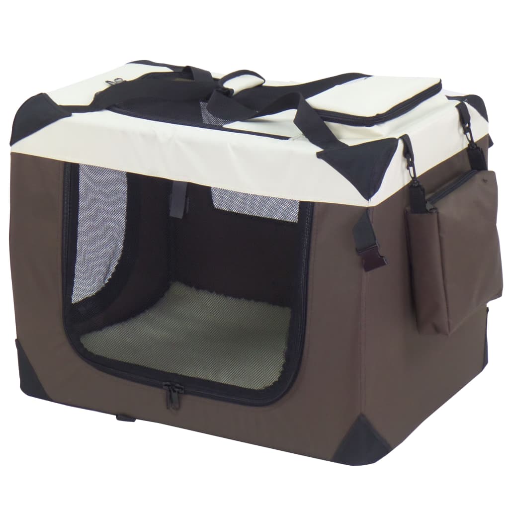 @Pet Hondendrager 50x34x36 cm nylon bruin is nu te koop bij PeponiXL, paradijselijk wonen!