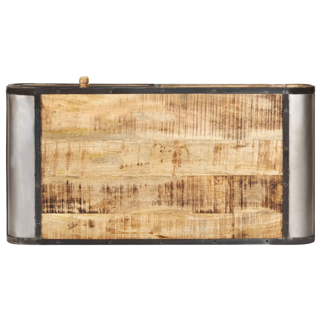 Salontafel 100x50x35 cm massief mangohout is nu te koop bij PeponiXL, paradijselijk wonen!