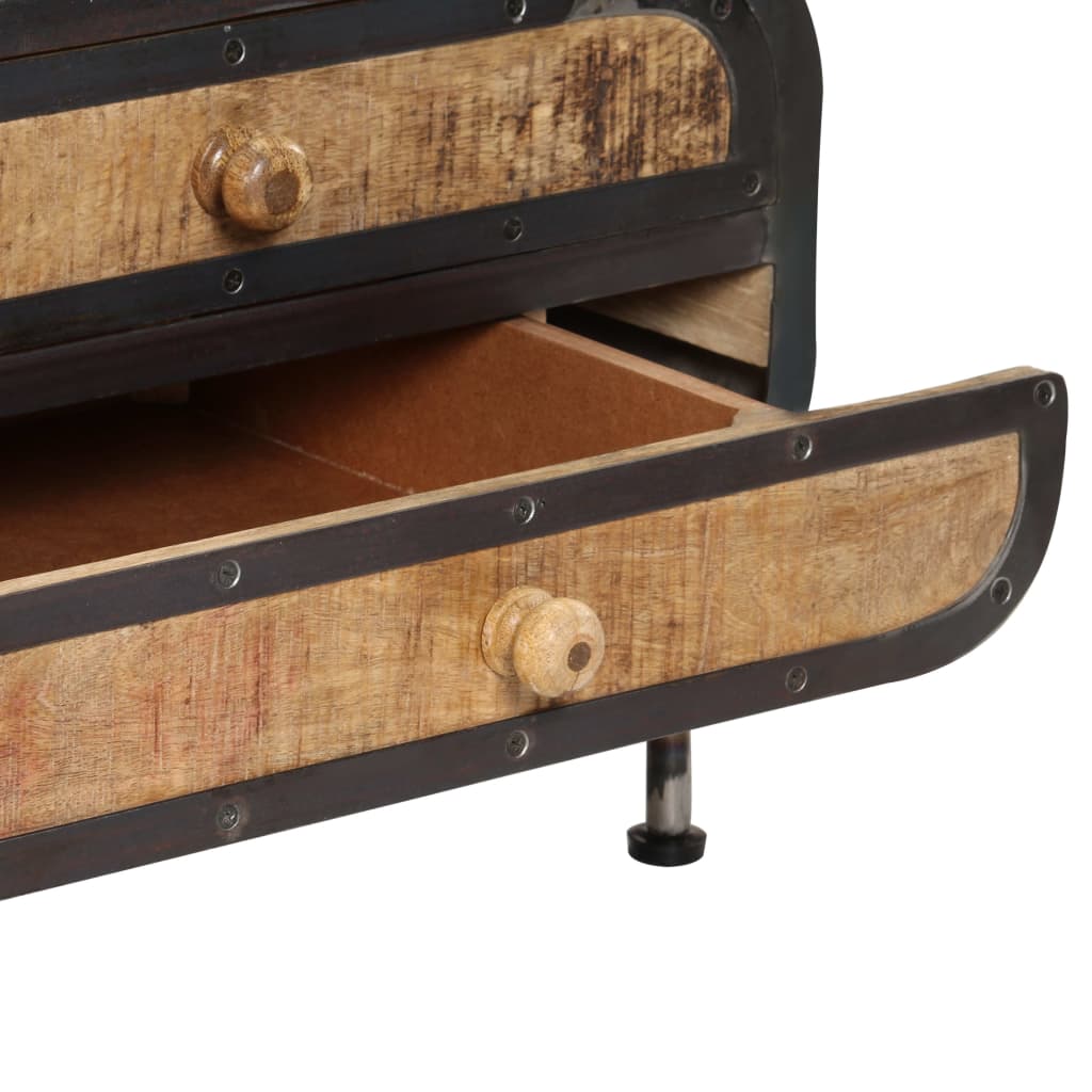 Salontafel 100x50x35 cm massief mangohout is nu te koop bij PeponiXL, paradijselijk wonen!