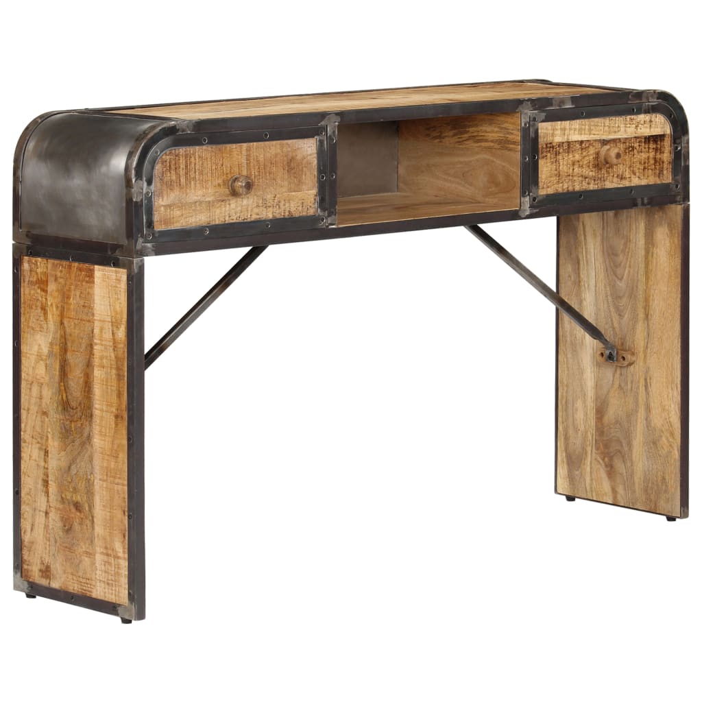 Dressoir 120x30x75 cm massief mangohout is nu te koop bij PeponiXL, paradijselijk wonen!