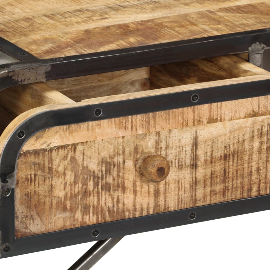 Dressoir 120x30x75 cm massief mangohout is nu te koop bij PeponiXL, paradijselijk wonen!